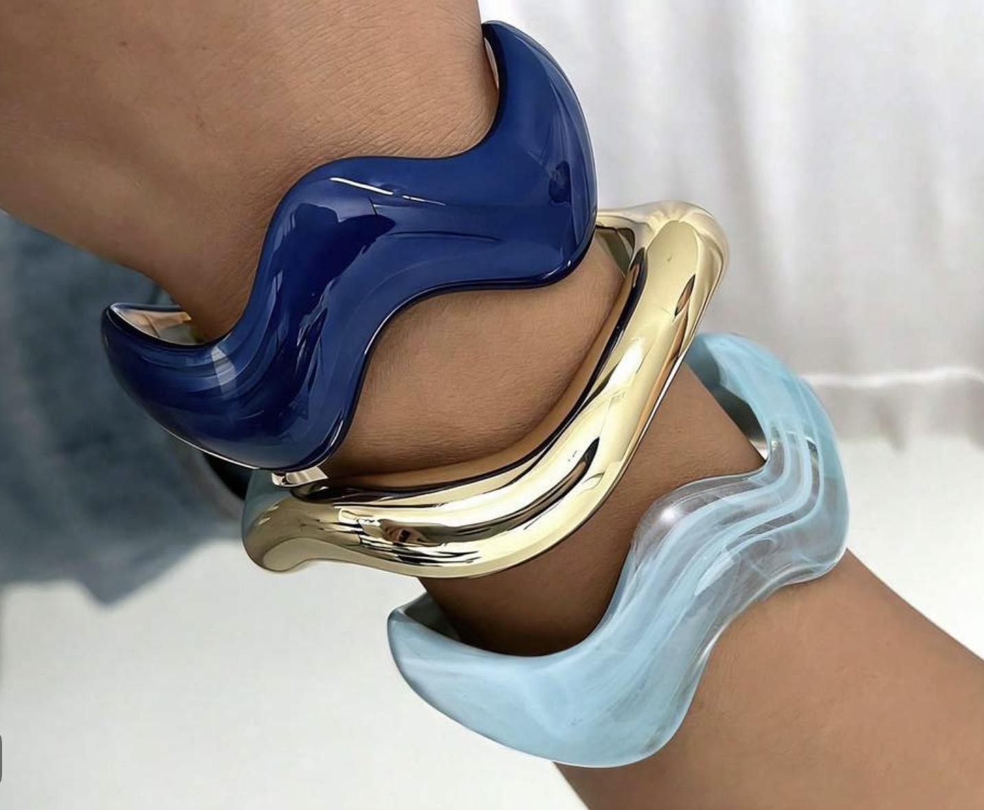 Brazaletes Wave Resin